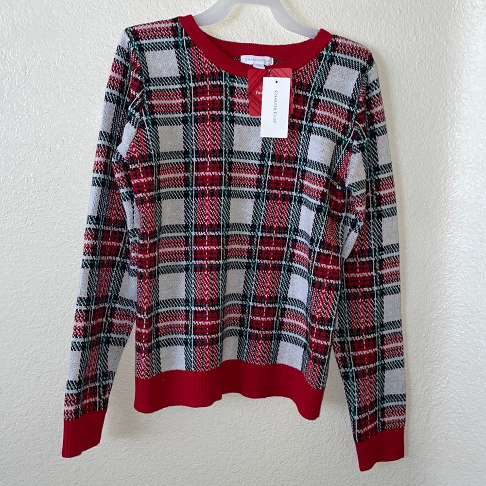 BNWT Charter Club Girl’s sweater #size L